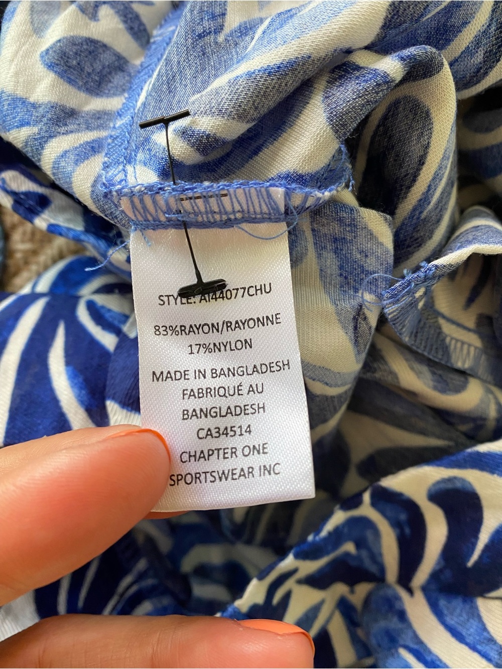 JULES & LEOPOLD Vibrant Blue and White Floral Print Midi Skirt! 💙 - Picture 14 of 15